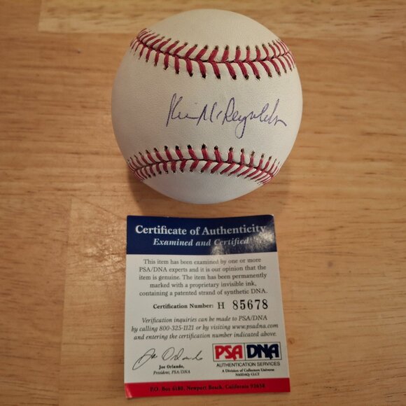 Kevin McReynolds New York Mets Autographed Baseball Authenticated by PSA - Picture 1 of 6